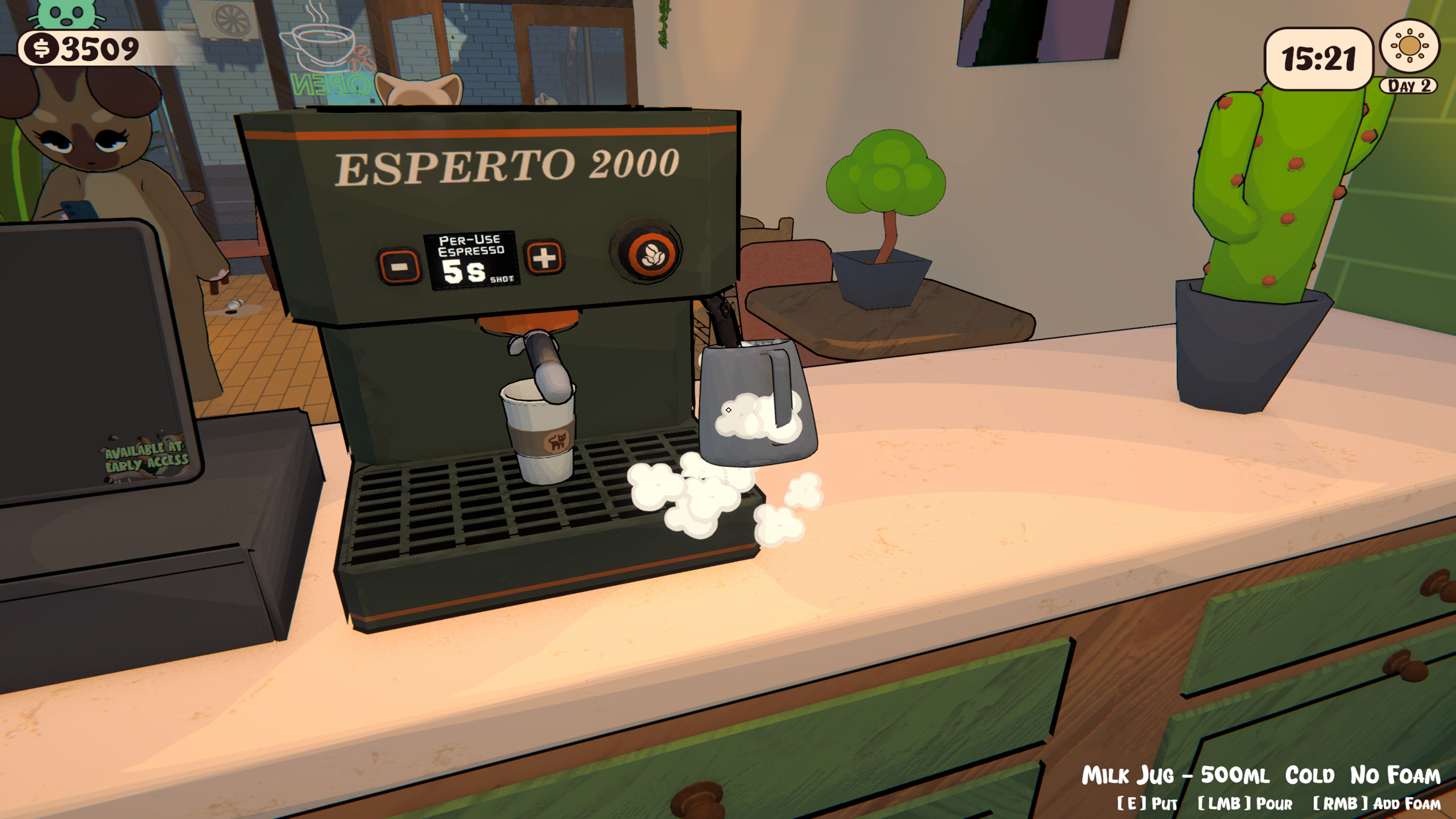 Barista skills menu